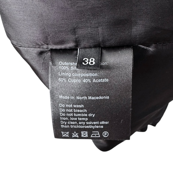 GAUGE81 EUC Black Izu Silk Minidress Size 38 - Picture 12 of 13